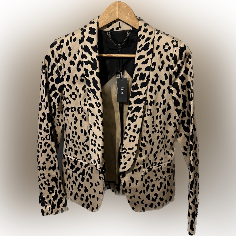Tibi Leopard Blazer NEW! NWT!
